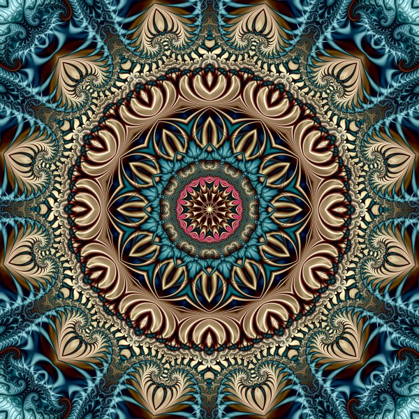 Mushroom Mandala by Deometry